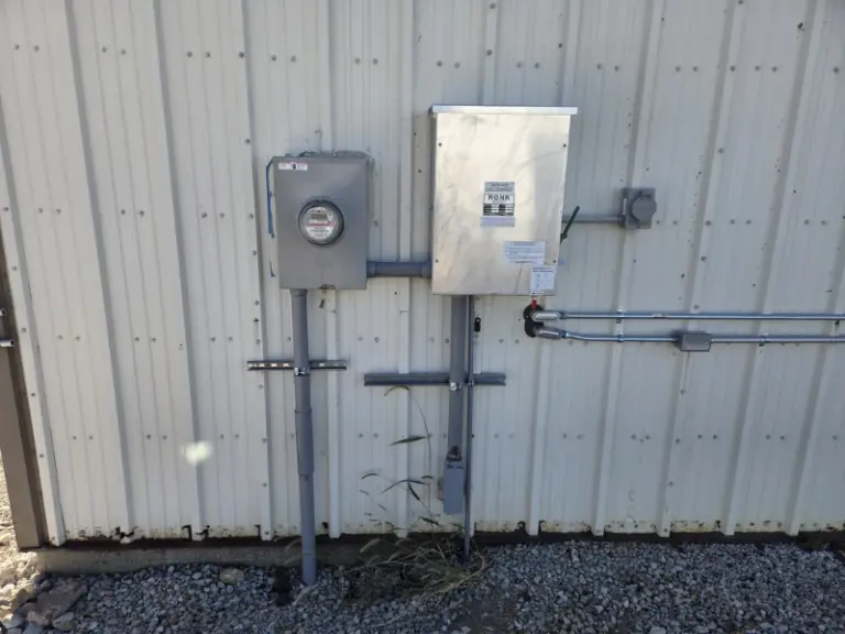 Ouside meter connection